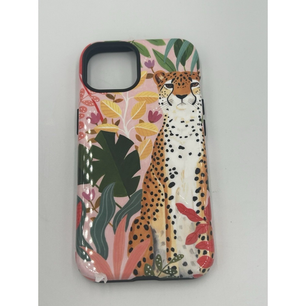 BURGA Multicolor Patterned iPhone 14 Cases Duck Leopard Flower Glossy - Picture 8 of 11
